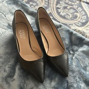 Franco Sarto Black Wedge Shoes